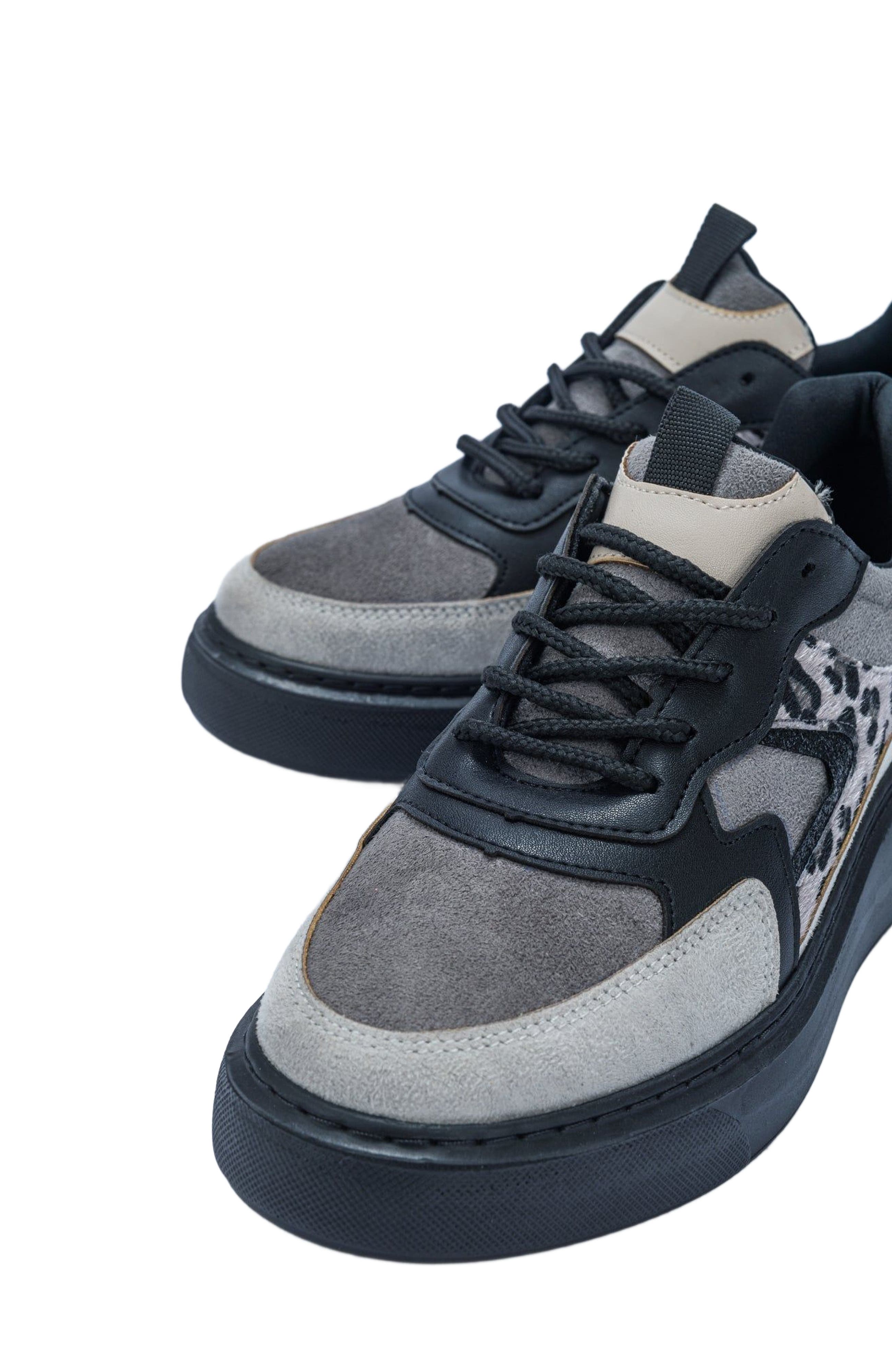 Prologue Shoes Ida Platform Fashion Sneakers, Alternate, color, Black