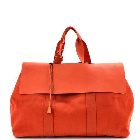 Valparaiso Bag Toile and Leather GM