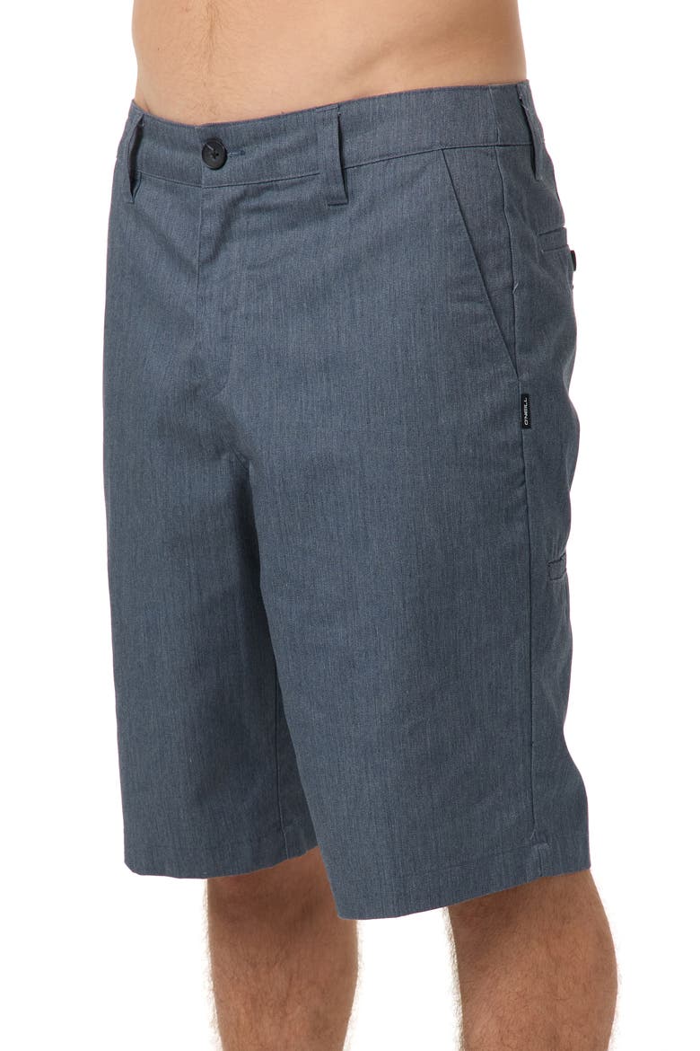 Redwood Relaxed Fit Chino Shorts, Alternate, color, HEATHER SLATE