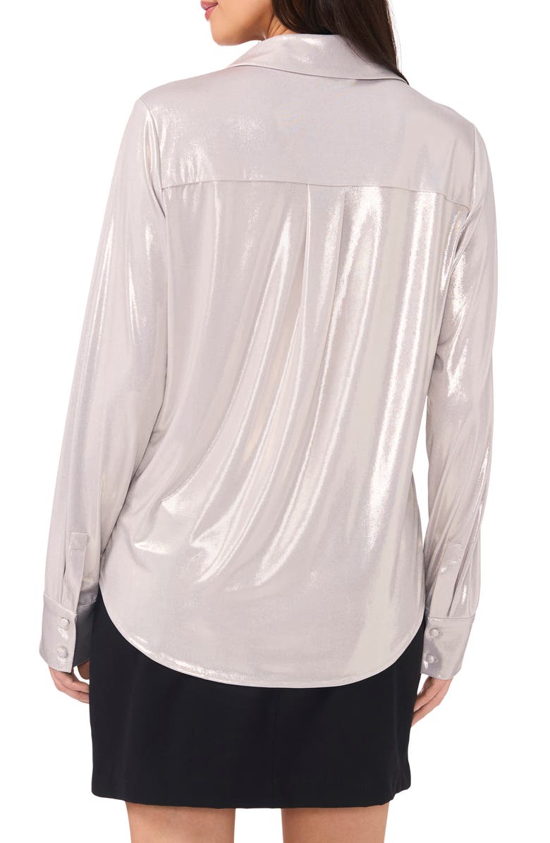 Vince Camuto Foil Button-Up Shirt, Alternate, color, 