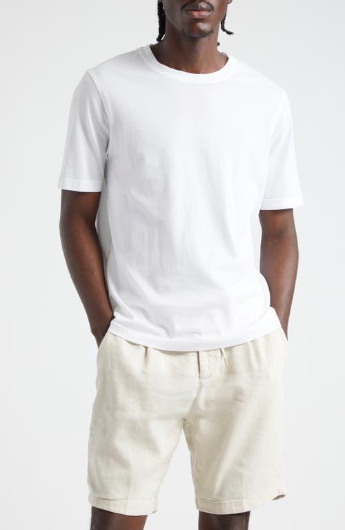 Thom Sweeney Classic Cotton T-Shirt in White  product
