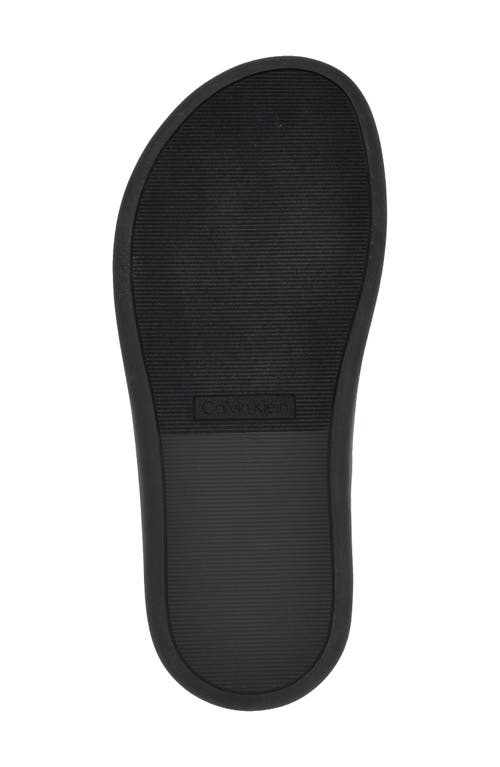 Calvin Klein Pacen Slide Sandal In White