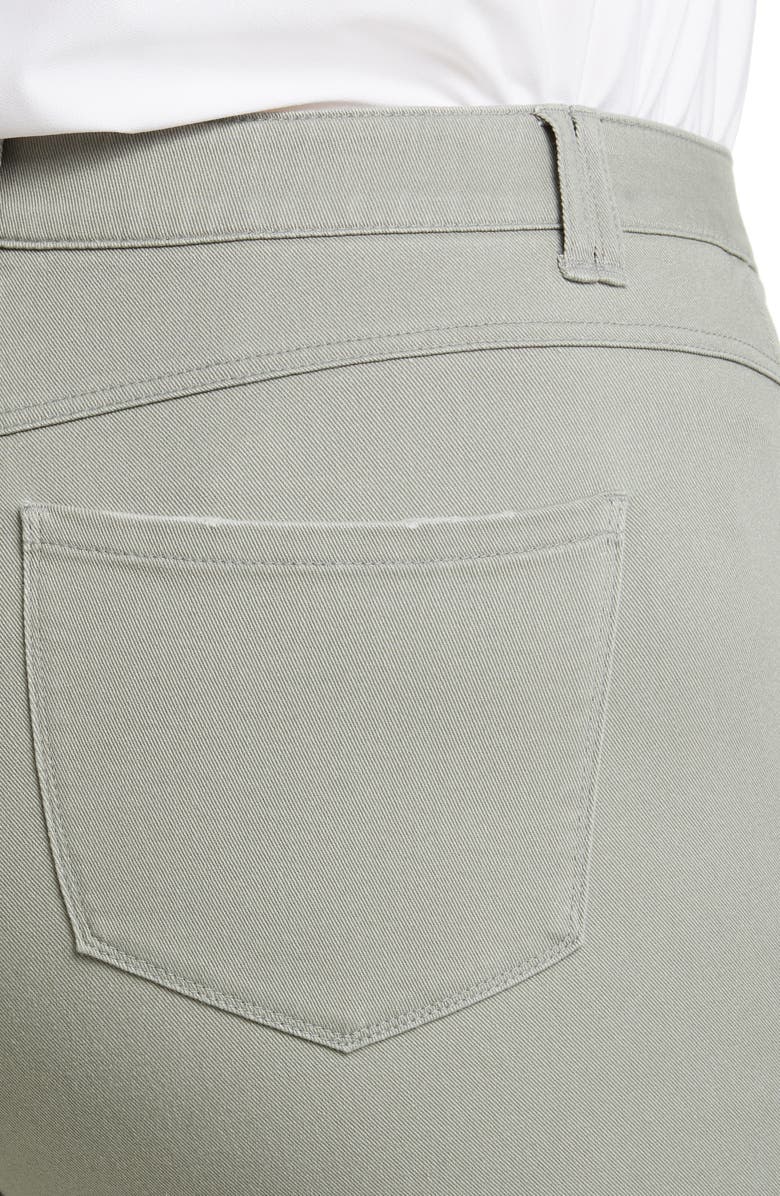 Wit & Wisdom 'Ab'Solution Frayed High Waist Ankle Slim Straight Leg Pants, Alternate, color, Deep Seagrass