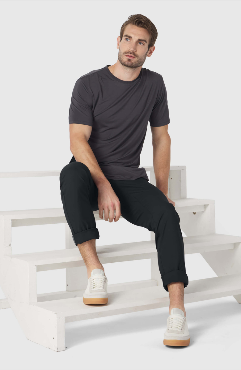 Jack Archer Anytime Tee, Alternate, color, Charcoal Gray