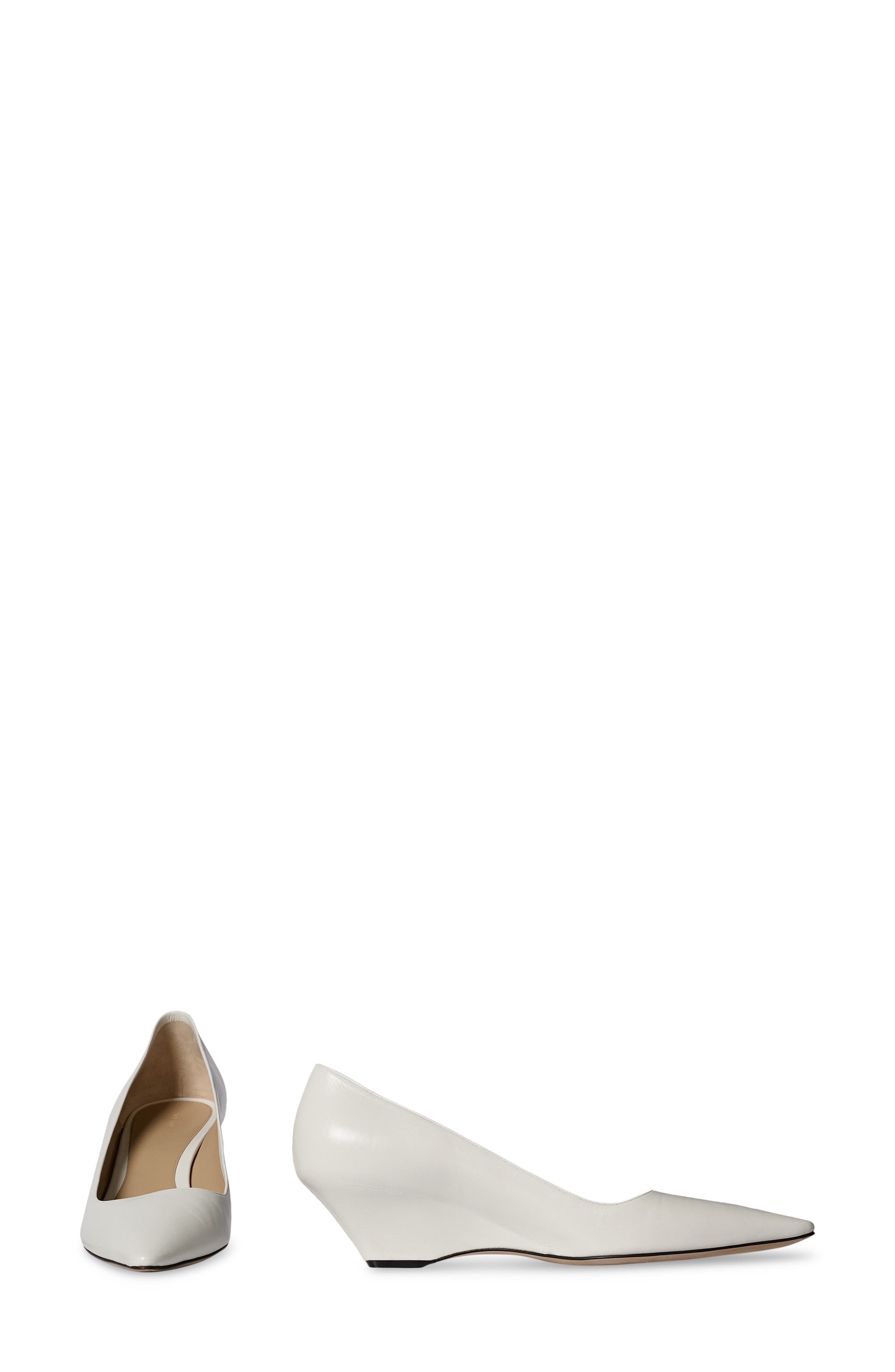 Liisa Wedge Pump, Alternate, color, OPTIC WHITE