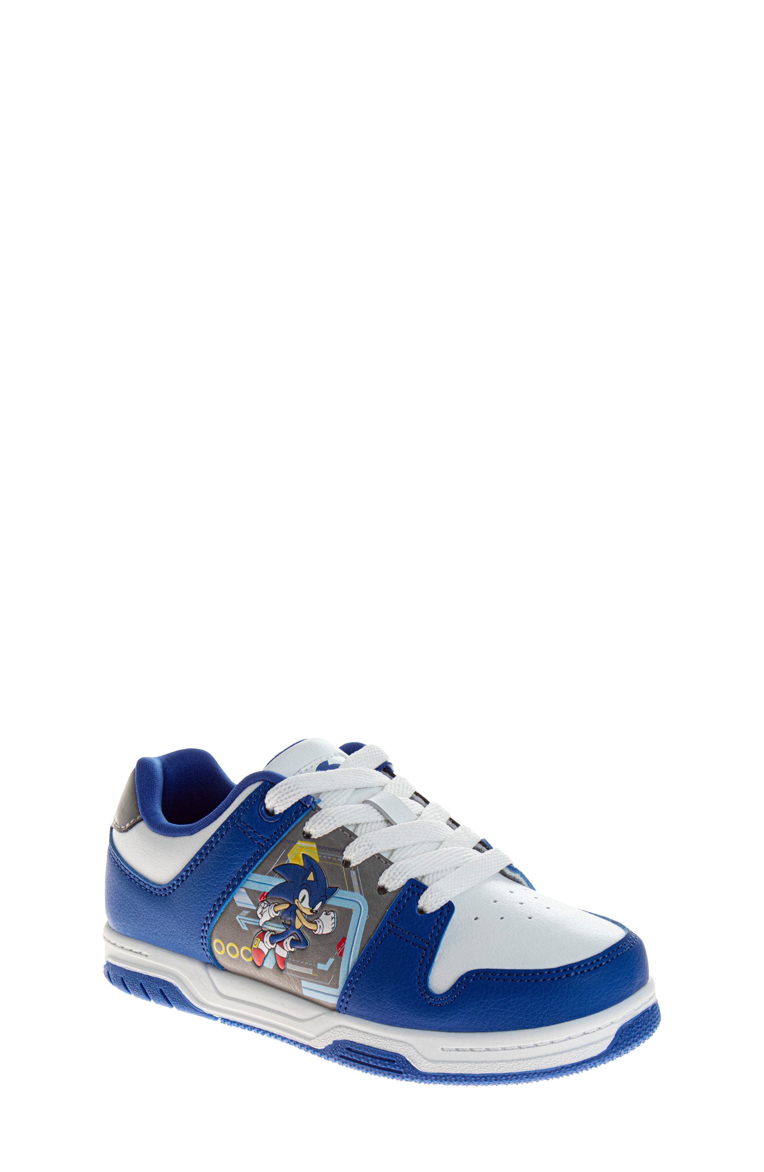 JOSMO Kids' Sonic the Hedgehog Sneaker, Main, color, Blwh