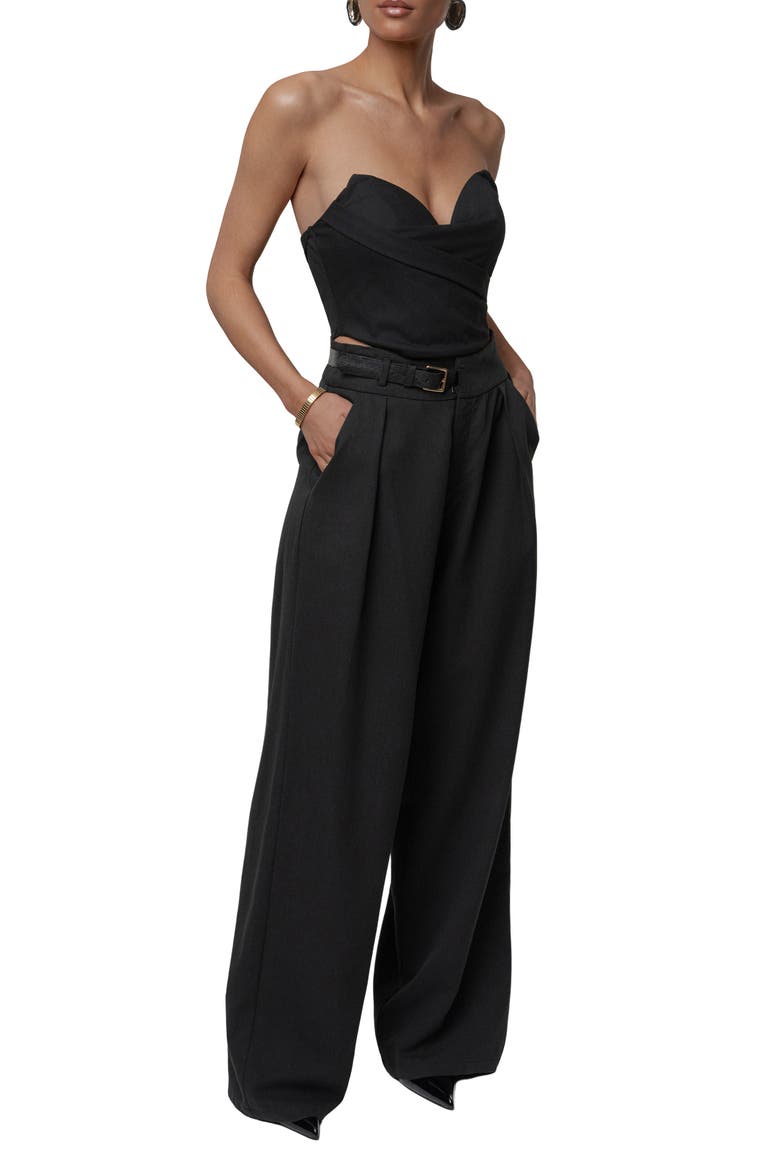 Everywhere Belted Trousers, Alternate, color, Black