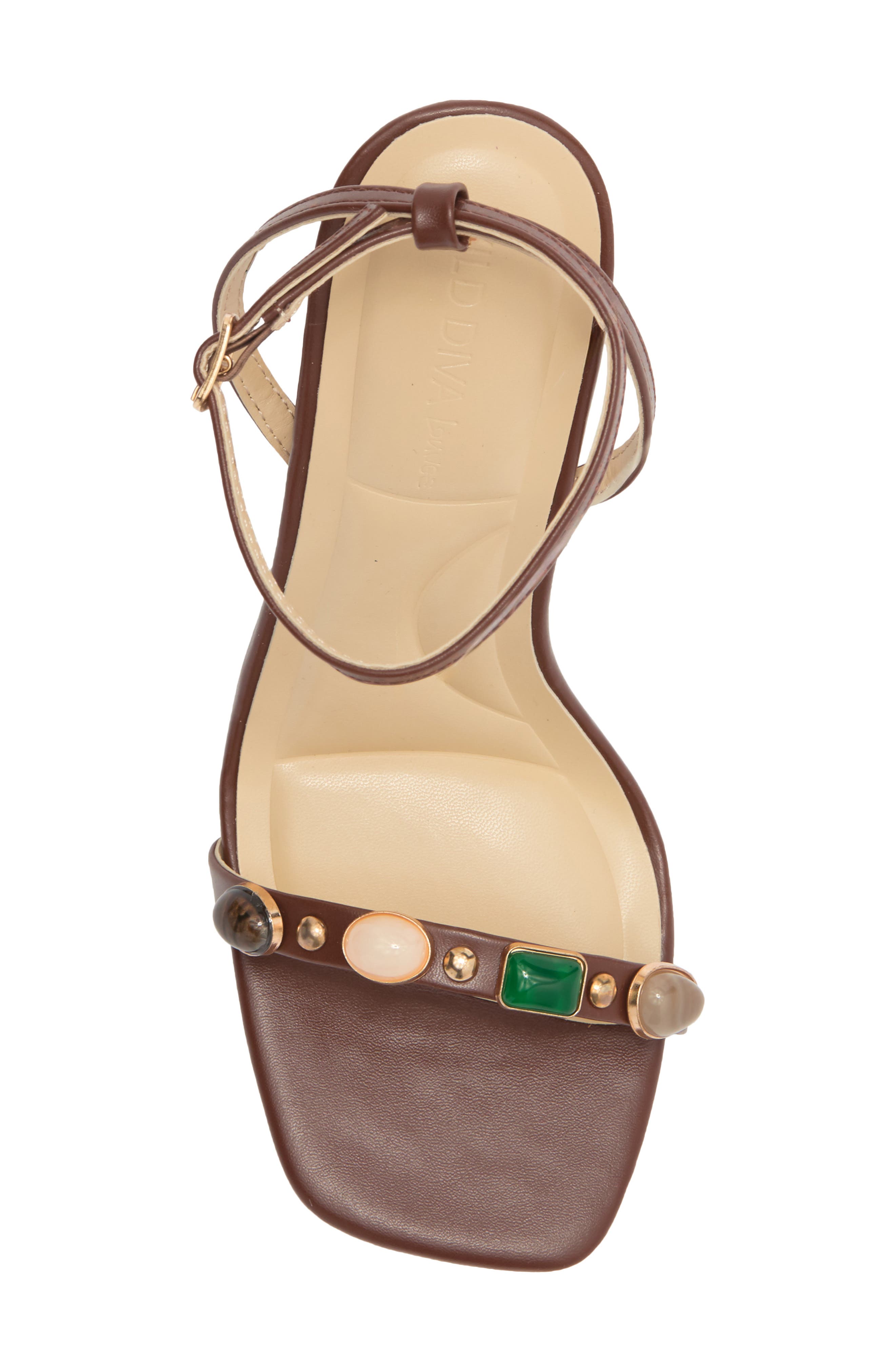Narala Ankle Strap Sandal, Alternate, color, BROWN