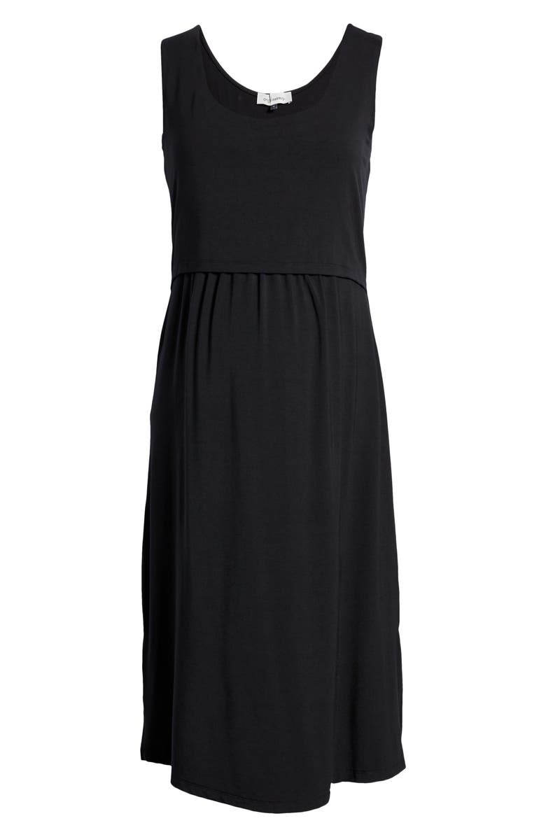 Angel Maternity Body-Con Maternity/Nursing Dress, Alternate, color,