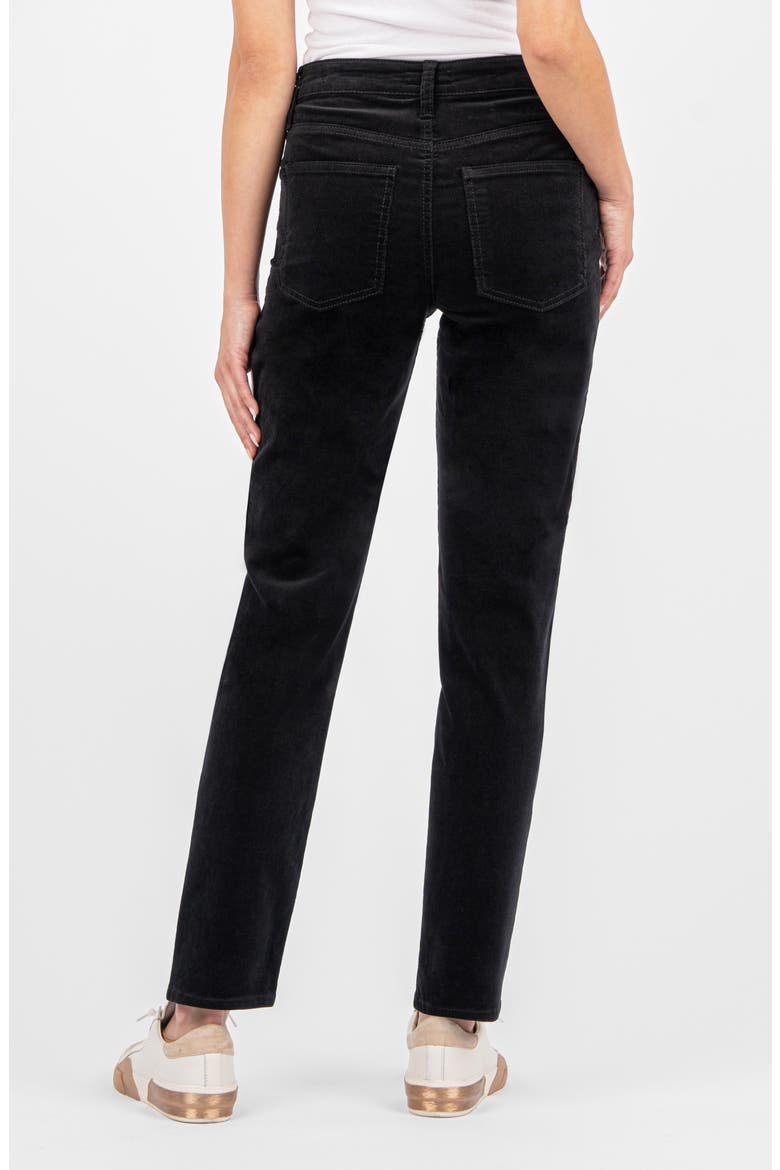Rachael High Waist Corduroy Mom Jeans, Alternate, color, BLACK JM