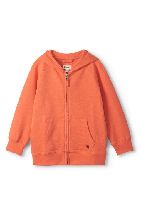 Kids' Flamingo Cotton Jersey Zip-Up Hoodie (Little Kid & Big Kid)