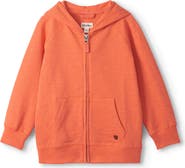 Hatley Kids' Flamingo Cotton Jersey Zip-Up Hoodie