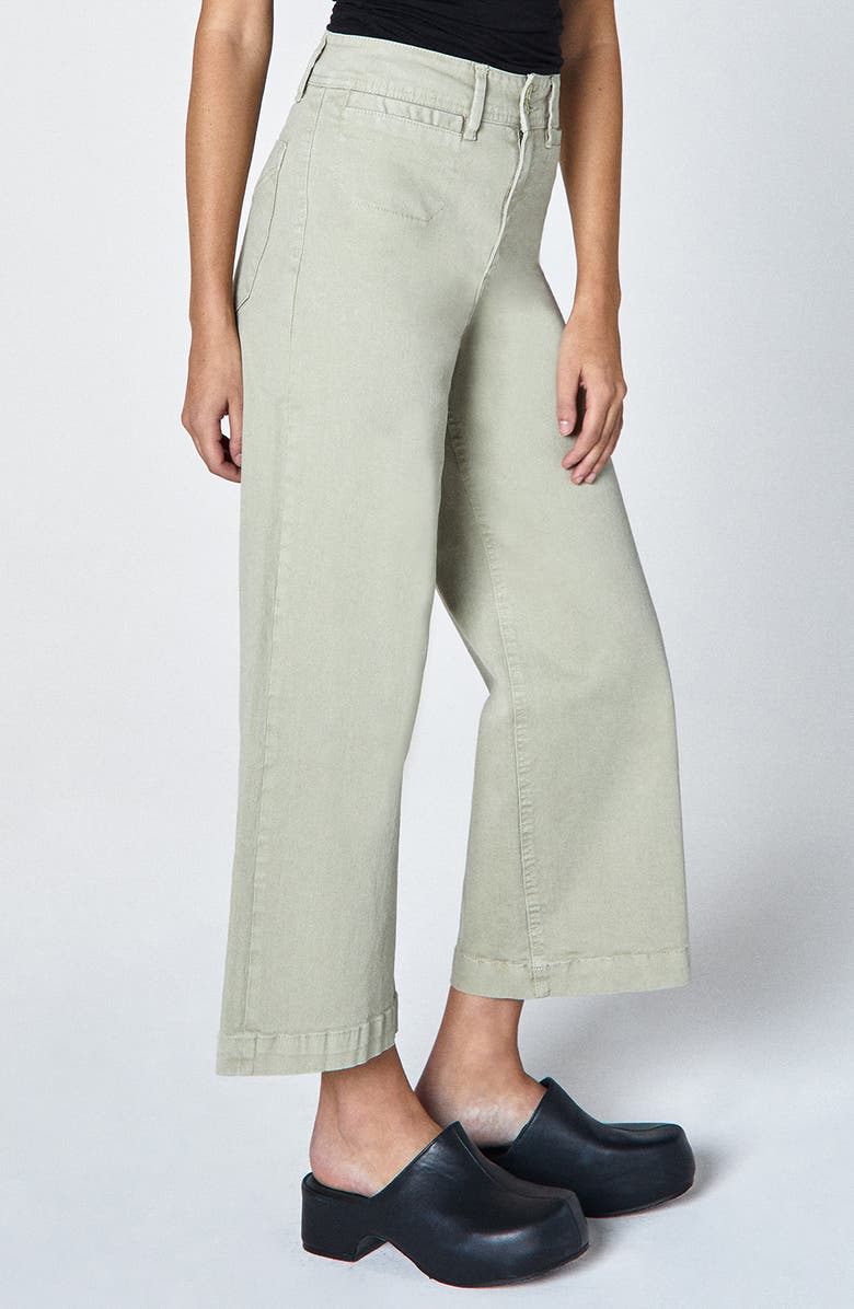 Unpublished Gemma High Waist Crop Wide Leg Jeans, Alternate, color, 