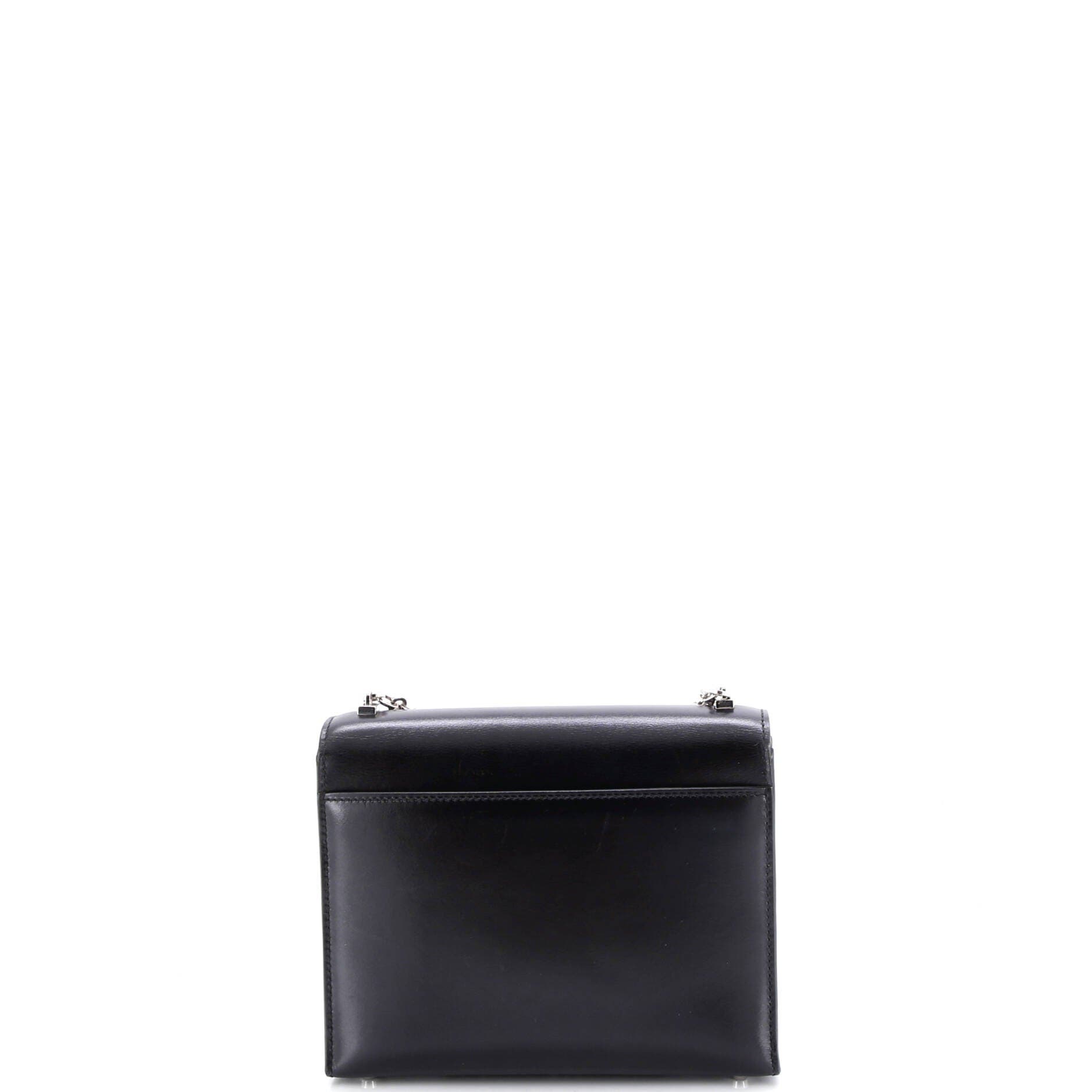 Pre-Owned Hermes Verrou Chaine Bag Tadelakt Mini, Alternate, color, Noir
