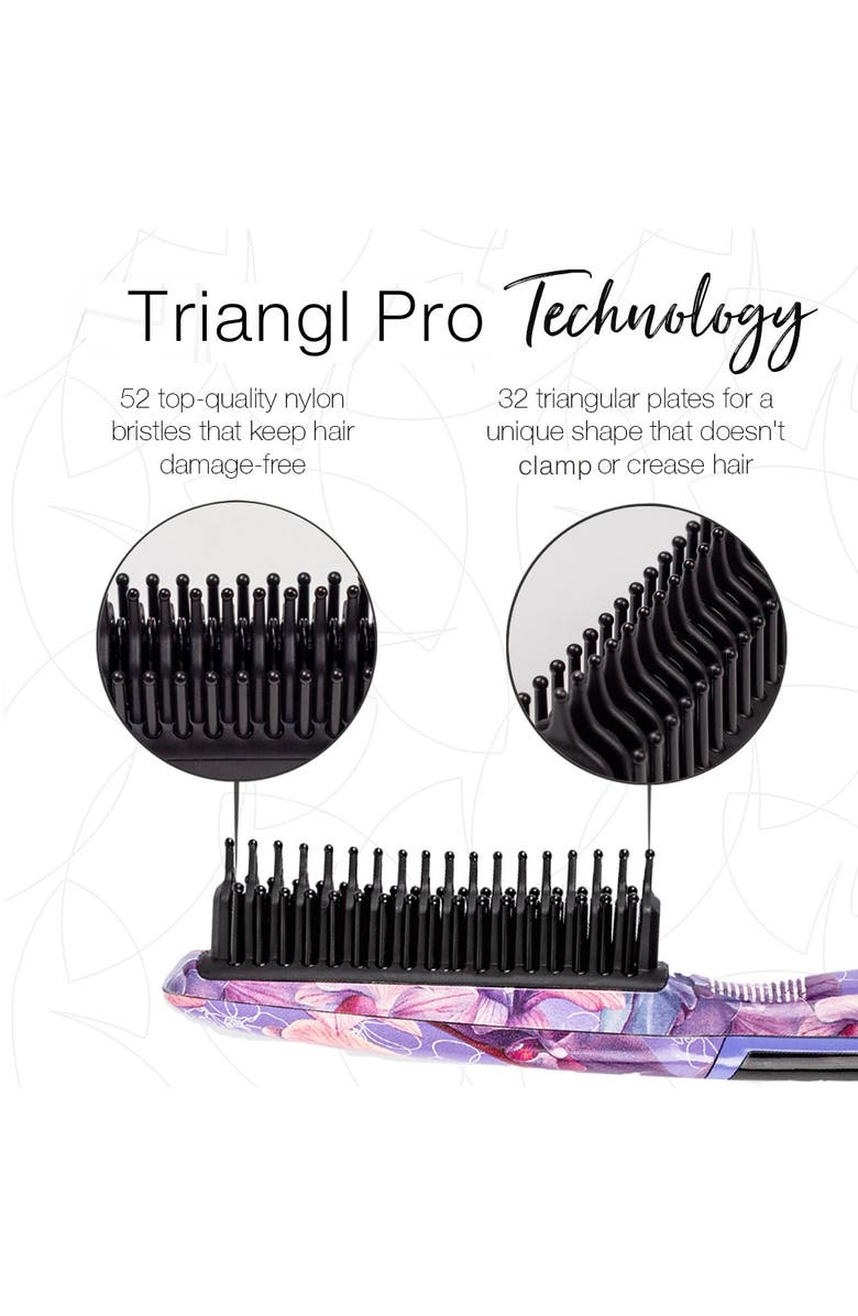 CALISTA Triangl Pro Heated Detailer Brush, Alternate, color, Fancy Floral