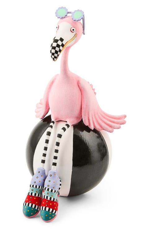 Patience Brewster Shelia Flamingo on Ball Figurine