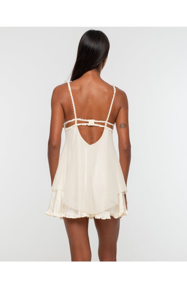 One Empire Estrella Ruffled Babydoll, Alternate, color, Yellow