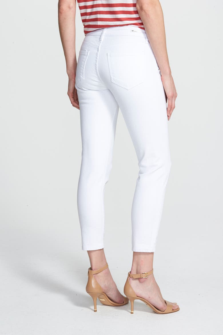 Crop Skinny Jeans, Alternate, color, WHITE