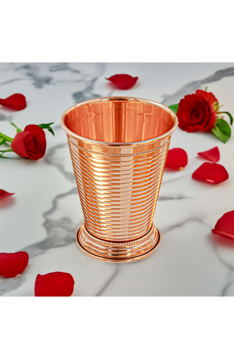 Prince of Scots Fluted Copper Julep, Alternate, color, Copper
