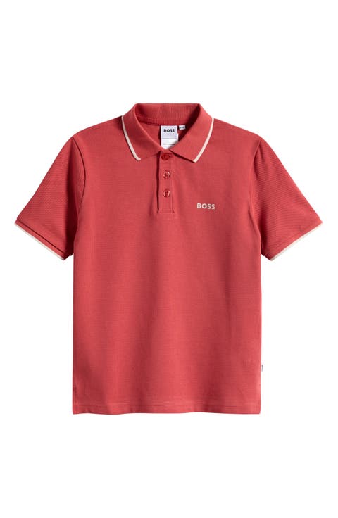 Kids' Tipped Cotton Pique Polo (Big Kid)