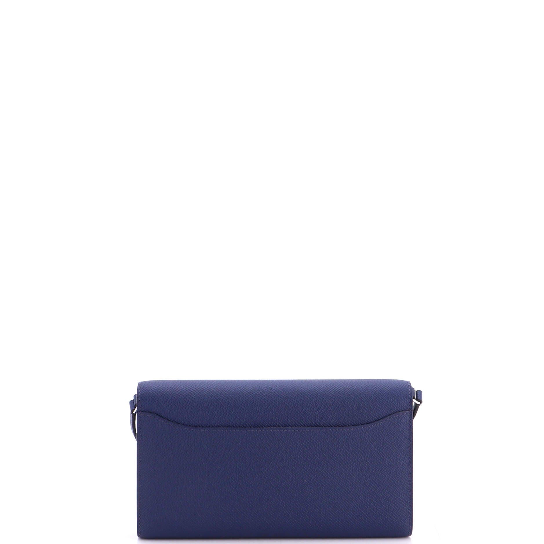 Constance To Go Wallet Epsom, Alternate, color, Bleu Navy