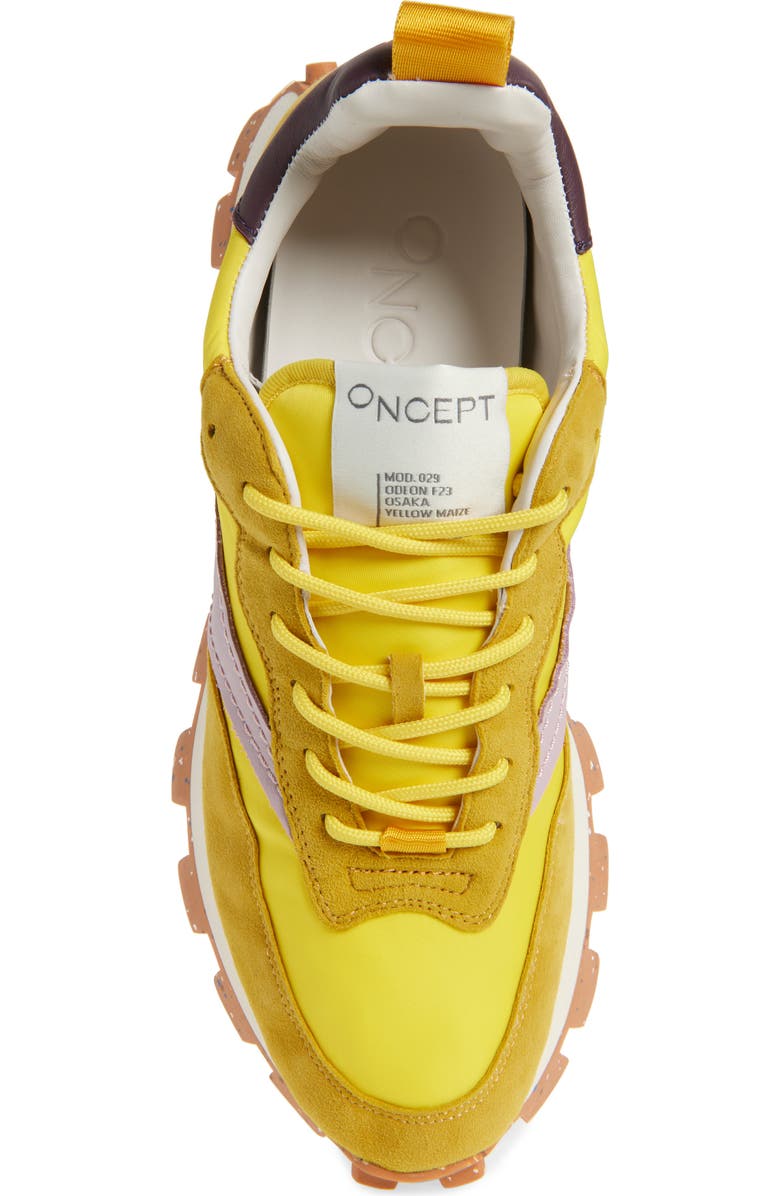 Oncept Osaka Lug Sole Sneaker, Alternate, color, Yellow Maize