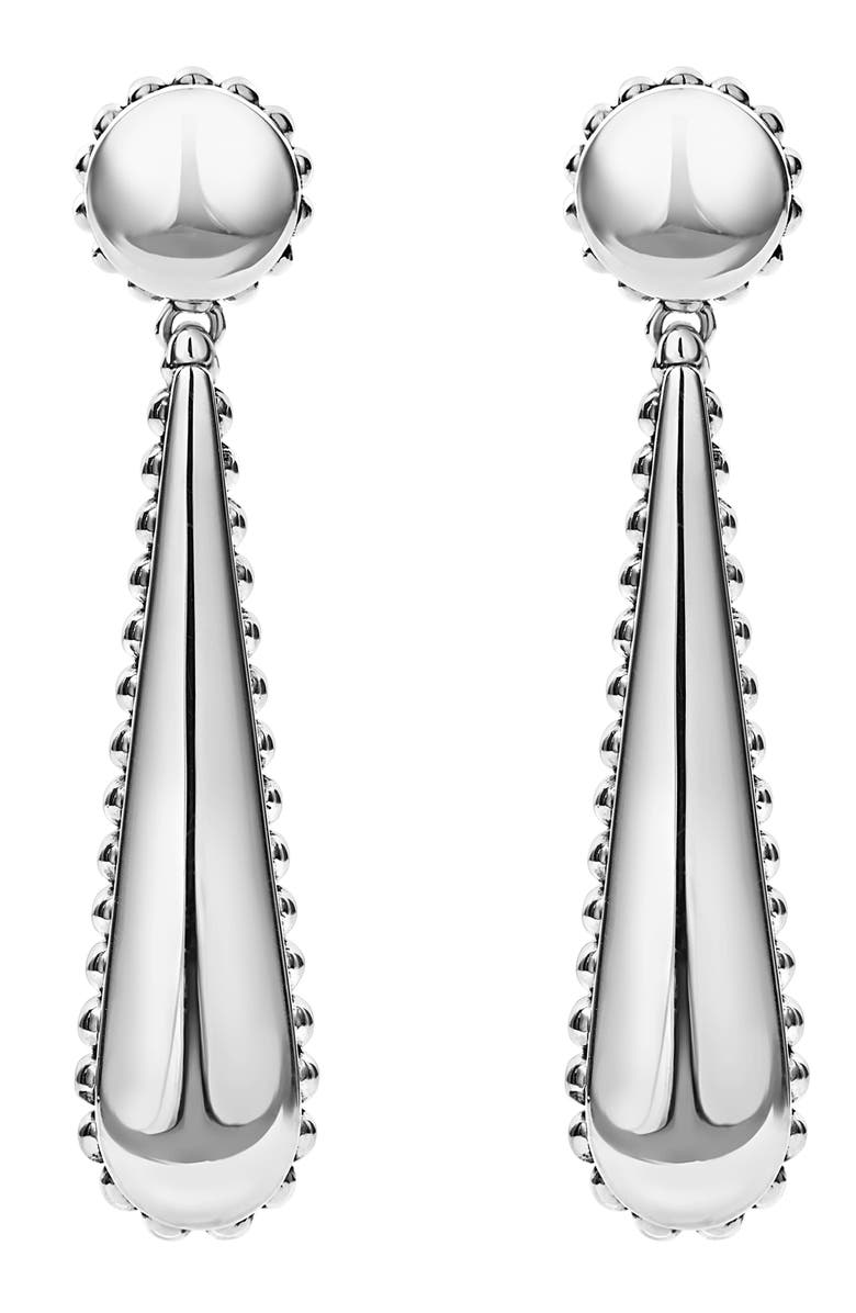LAGOS Signature Caviar Smooth Teardrop Earrings, Main, color,