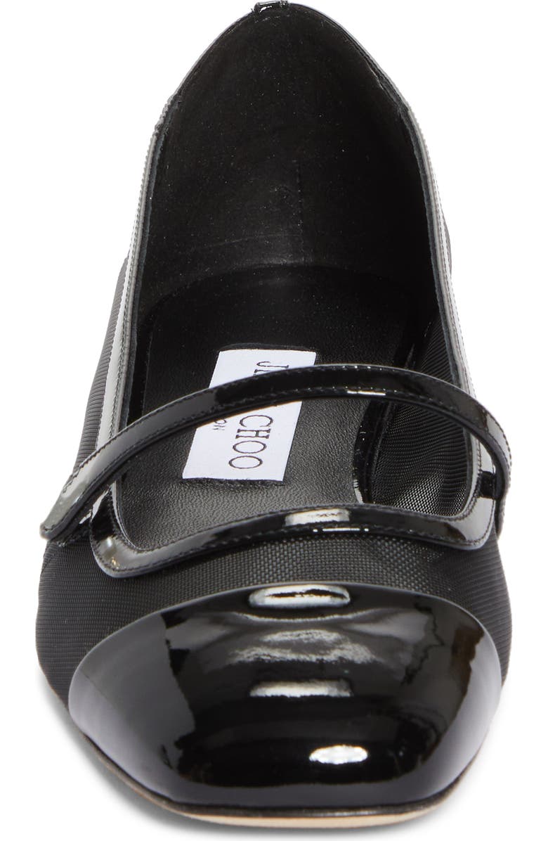 Jimmy Choo Elisa Mesh Flat, Alternate, color,