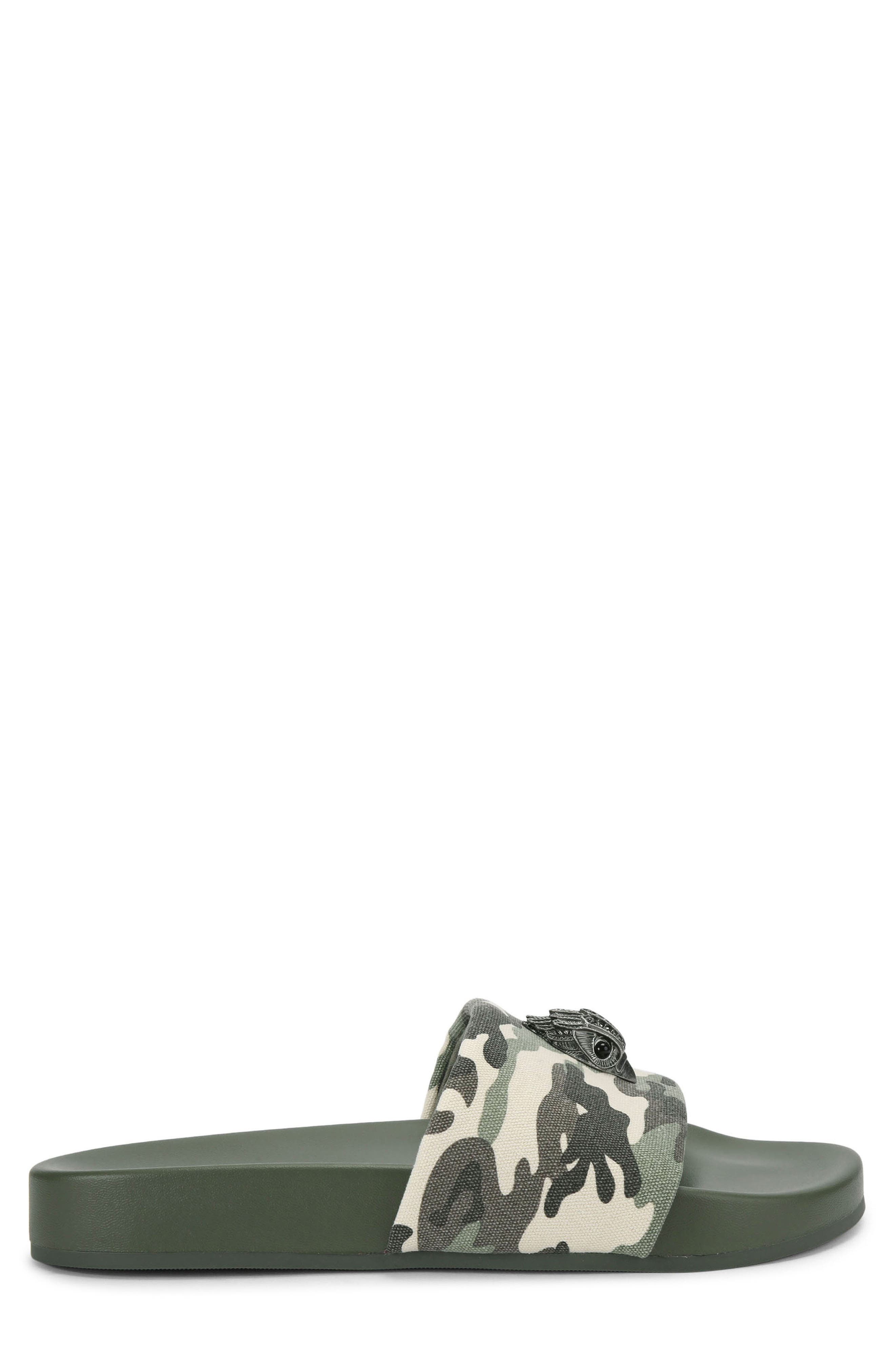 Kurt Geiger London Brockwell Slide Sandal, Main, color, Open Green