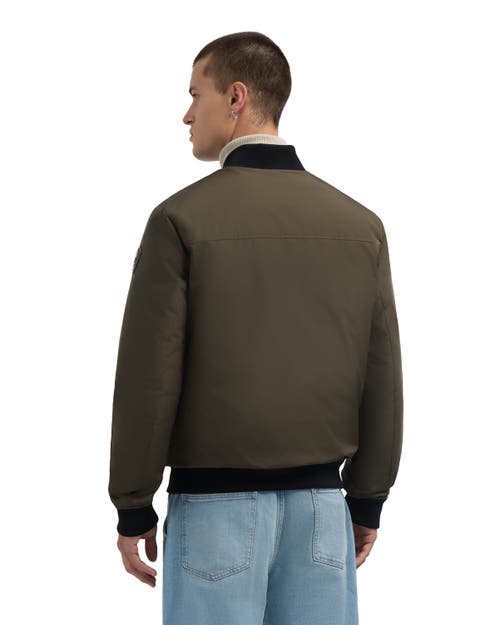 Pajar Aries Reversible Lightweight Bomber Jacket In Green