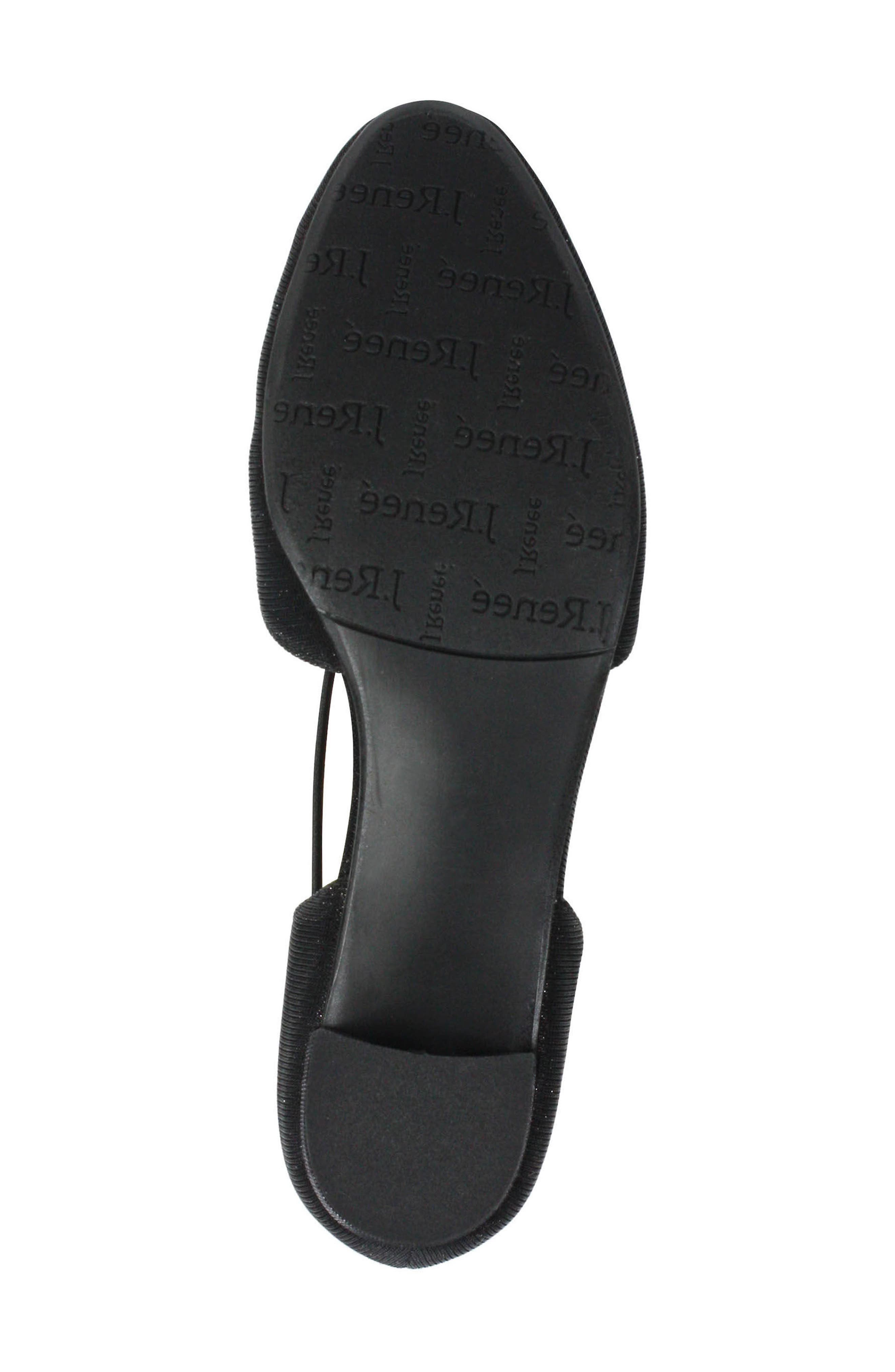 J. Reneé Pump, Alternate, color, Black Glitter Fabric