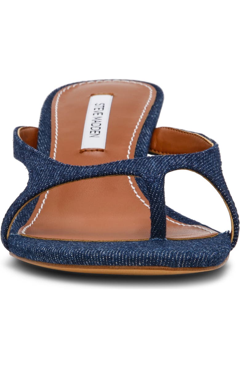 Steve Madden Brienna Thong Slide Sandal, Alternate, color, Denim