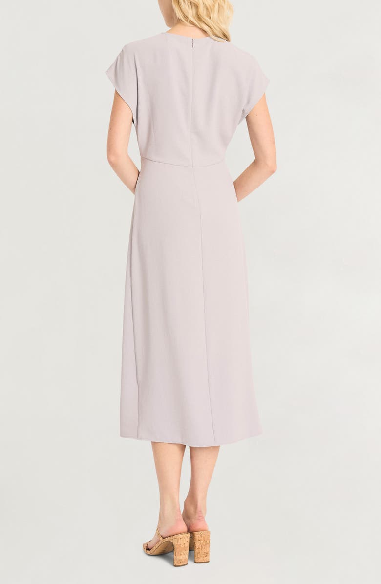 Luxely Short Sleeve Asymmetric Hem Midi Dress, Alternate, color, 