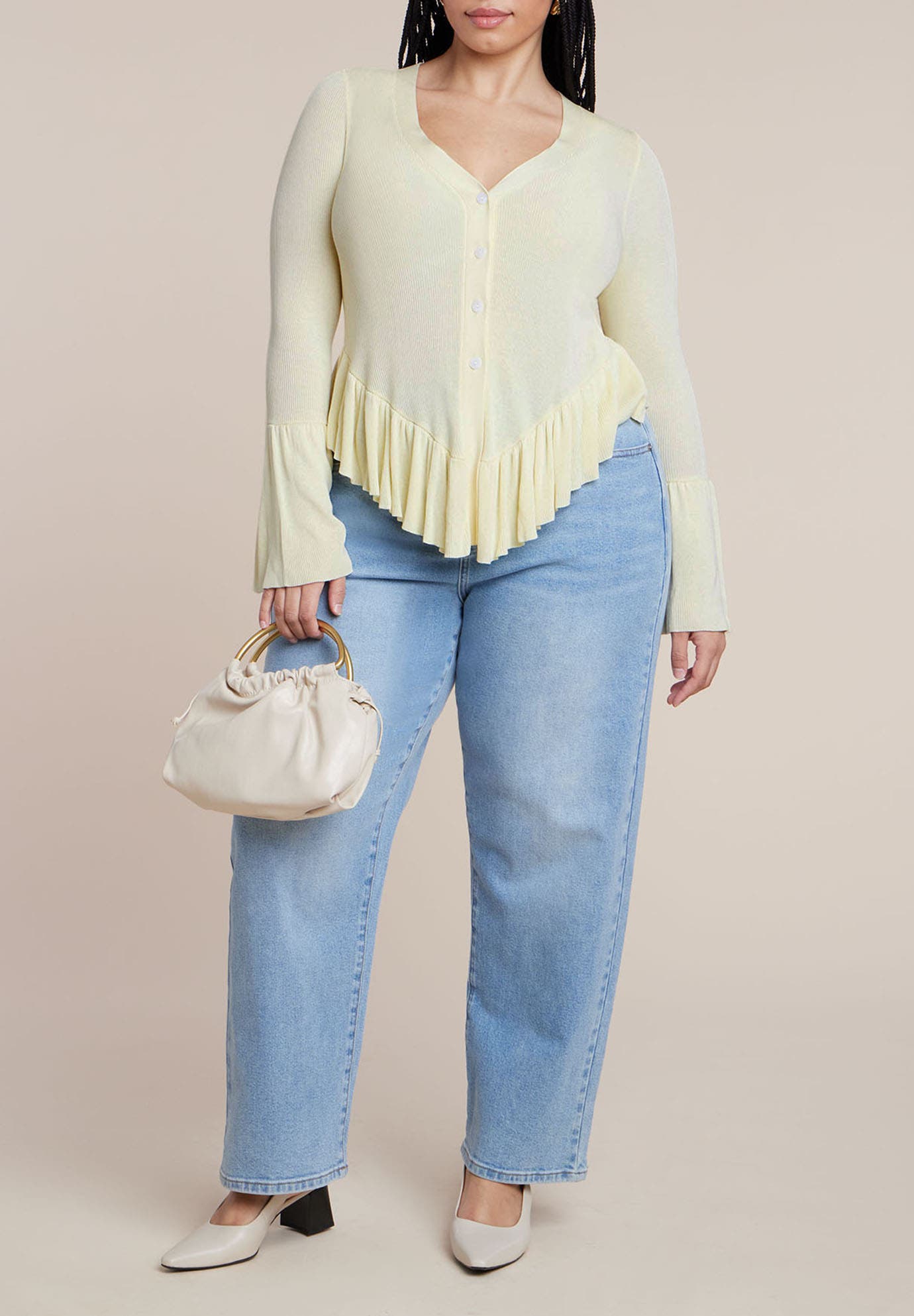 Ruffle Cardigan (Women) | Nordstrom