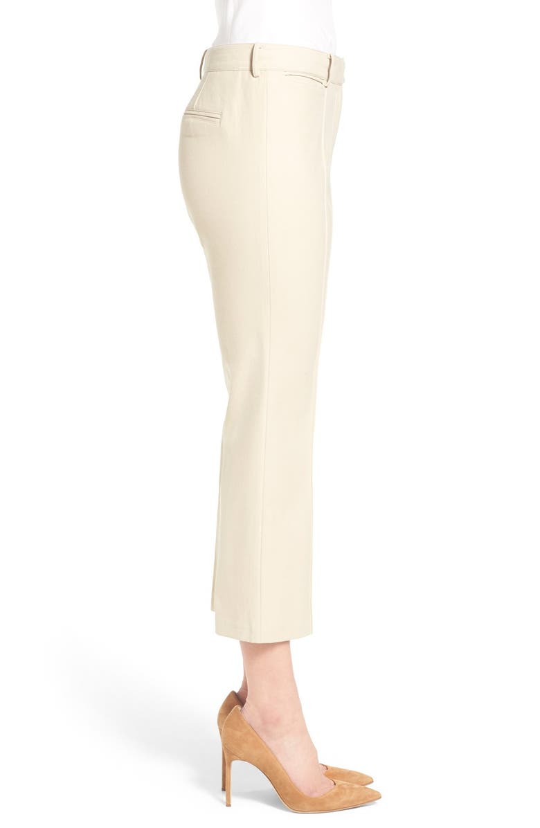 Olivia Palermo + Chelsea28 Ankle Flare Twill Pants, Alternate, color, 