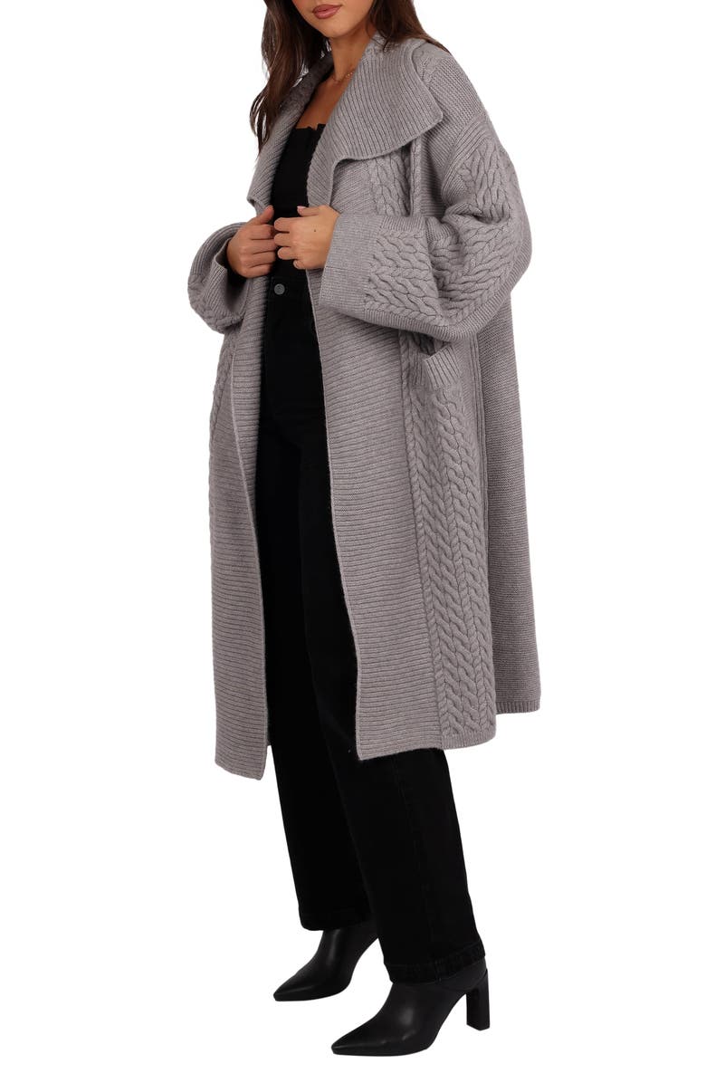 Petal & Pup Soma Oversize Longline Open Front Cardigan, Alternate, color, 