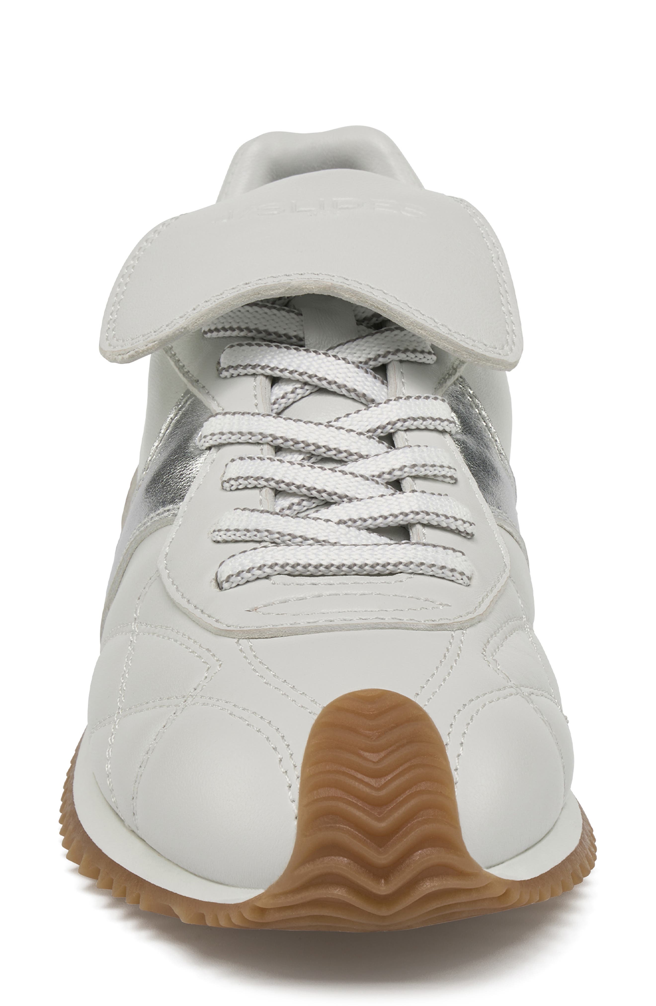 Lottie Sneaker, Alternate, color, WHITE/ SILVER