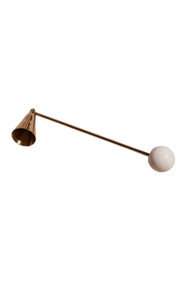 Anka Candle Snuffer, Main, color, Brass