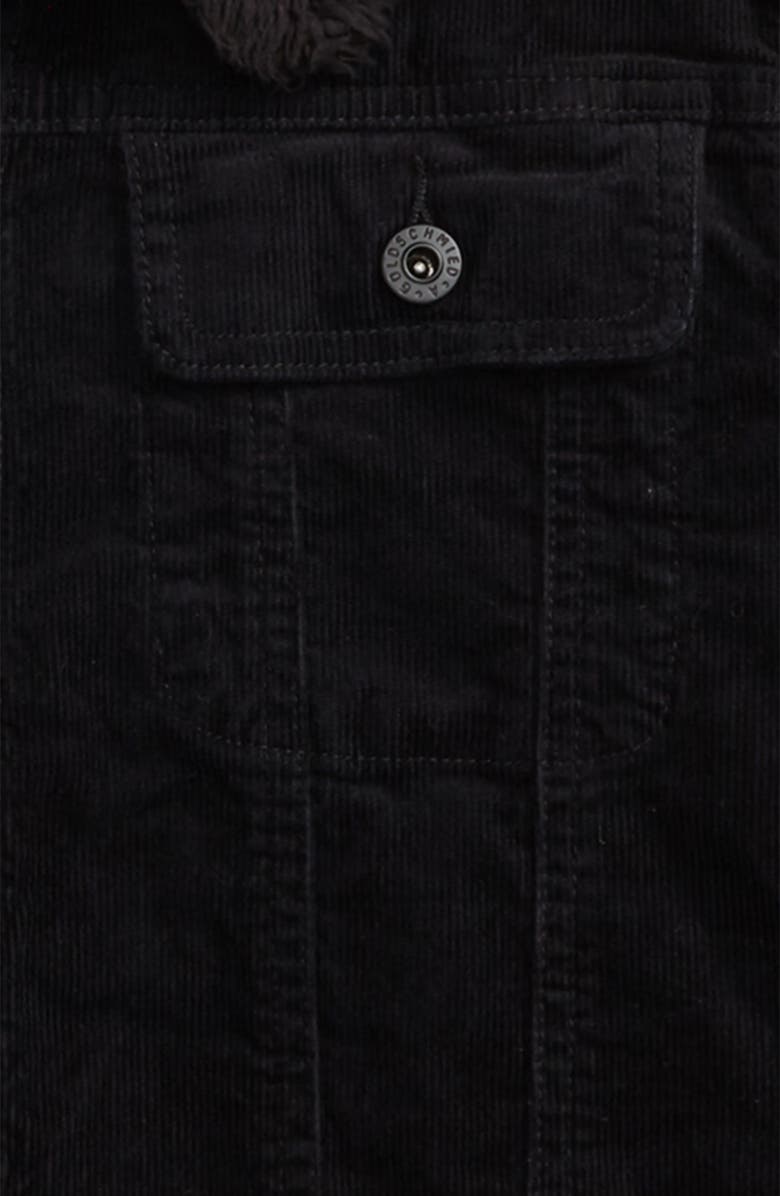 ag adriano goldschmied kids ag adriano goldschmied Brody Plush Collar Corduroy Jacket Collar, Alternate, color,