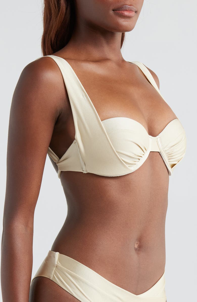 BOAMAR Sheyla Underwire Bikini Top, Alternate, color, Champagne