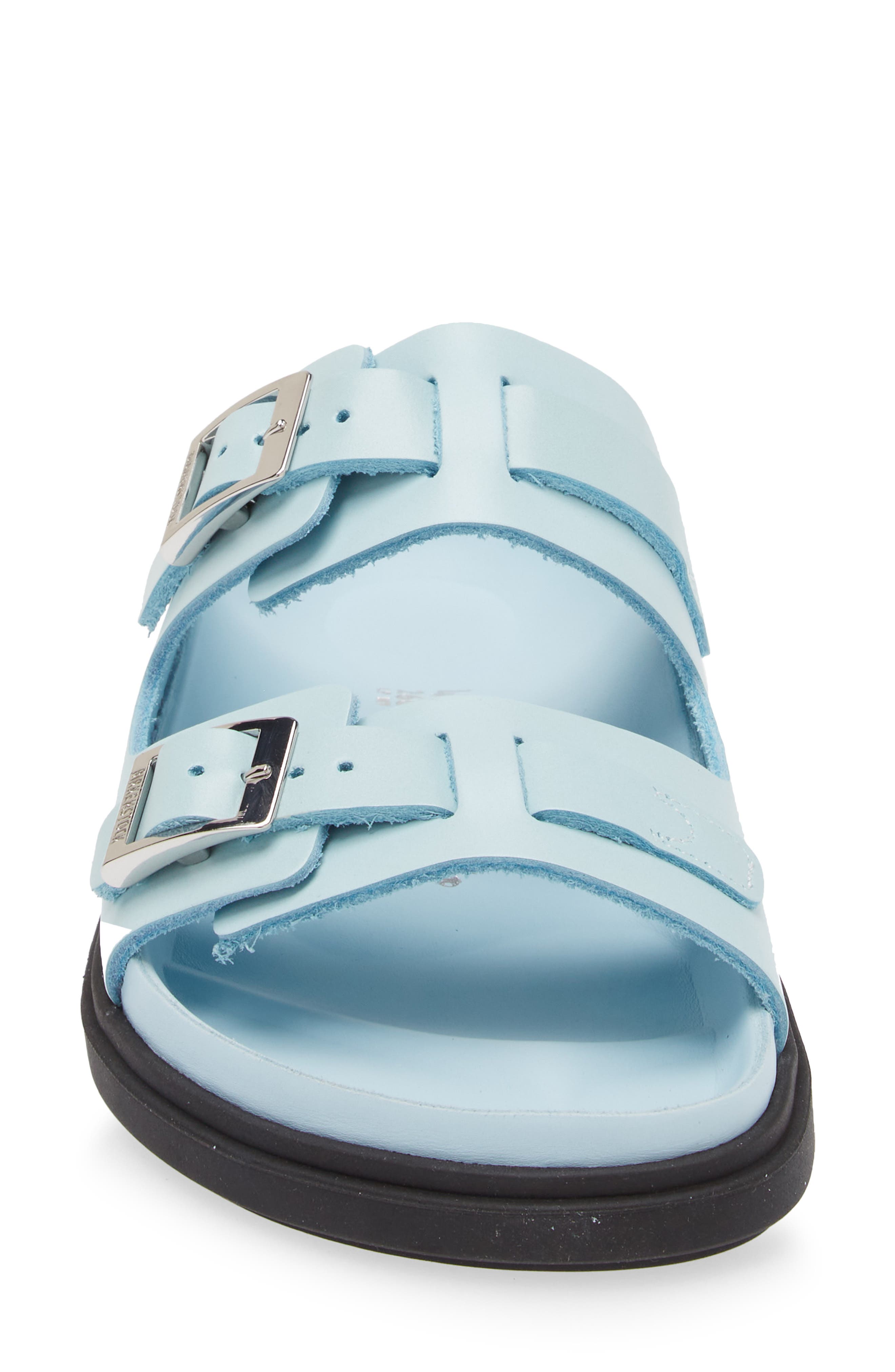 Birkenstock St. Barths Exquisite Slide Sandal, Alternate, color, Mineral Blue