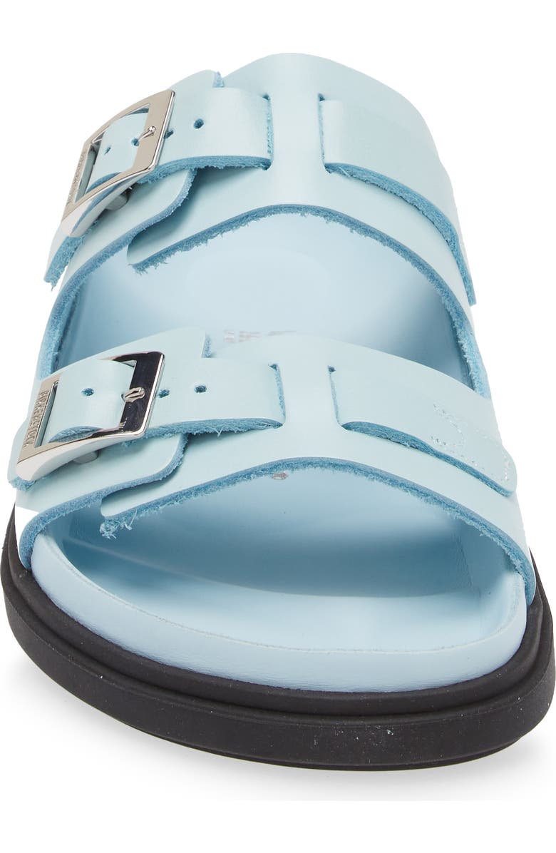 Birkenstock St. Barths Exquisite Slide Sandal, Alternate, color, Mineral Blue