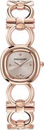 FERRAGAMO Double Gancini Bracelet Watch, 25mm