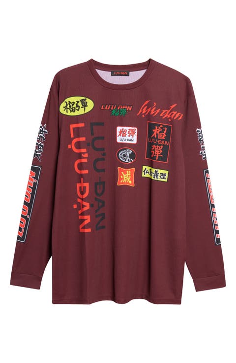 Oversize Long Sleeve Graphic T-Shirt