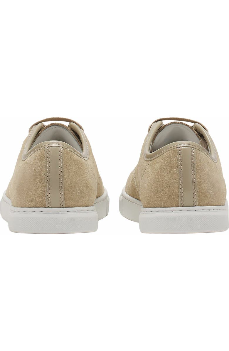 Lanvin Dbb1 Sneakers In Suede And Patent Leather For Women, Alternate, color, Lin