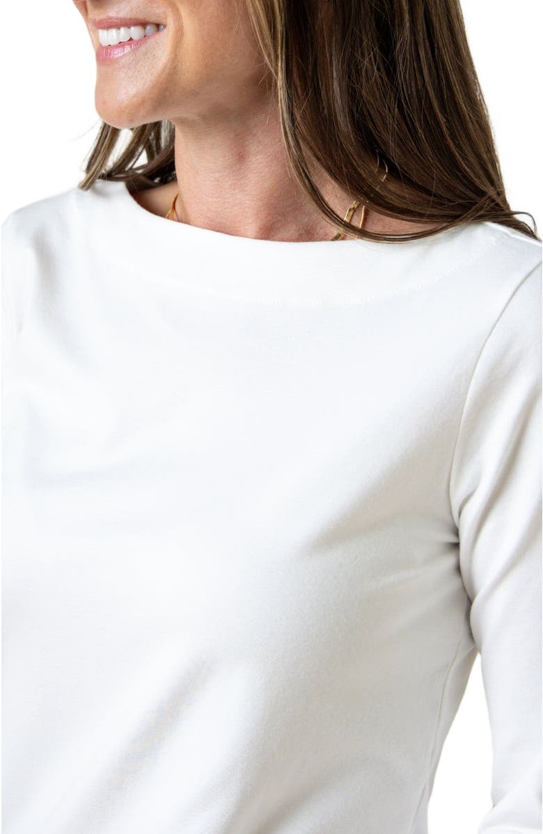 Hope & Henry Women's Organic Bellow Sleeve Knit Top, Alternate, color, 