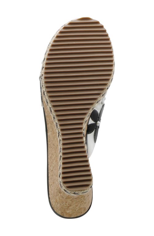 Adrienne Vittadini Crista Wedge Sandal In Black Vp