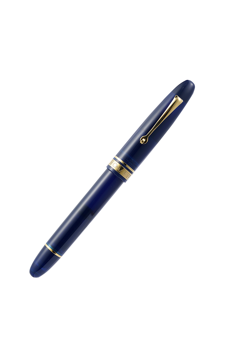 OMAS Ogiva Blu with Gold Trim Fountain Pen, Alternate, color, Blue Fine