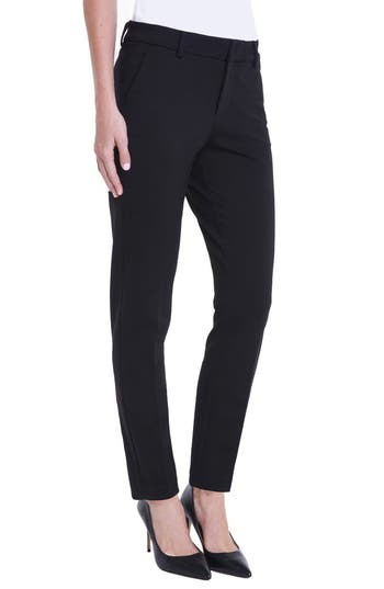 Liverpool Los Angeles Liverpool Slim-leg Pants In Black