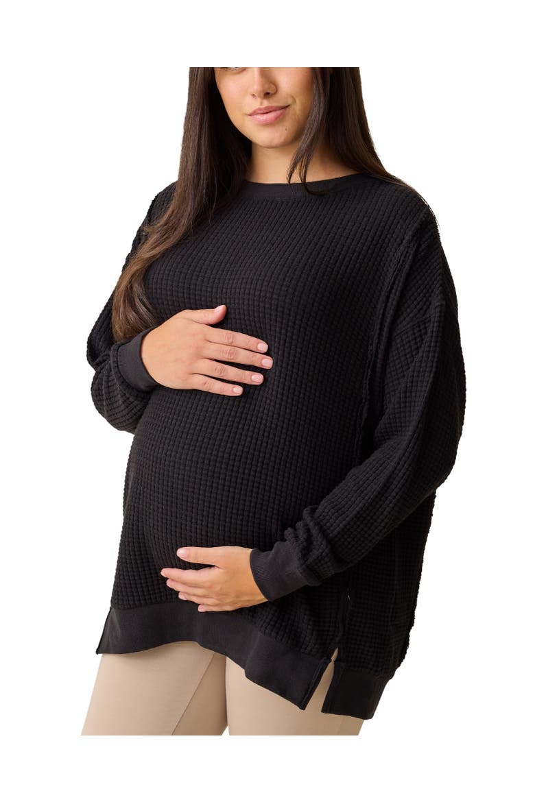 Joelle Thermal Nursing Top, Main, color, Black